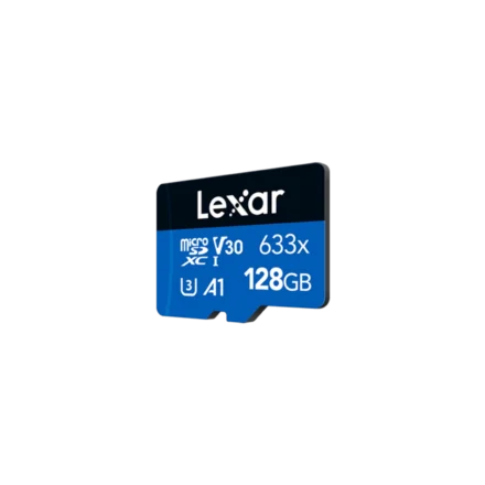 Tarjeta microSDXC Lexar  633x 128GB UHS-I C10 con adaptador