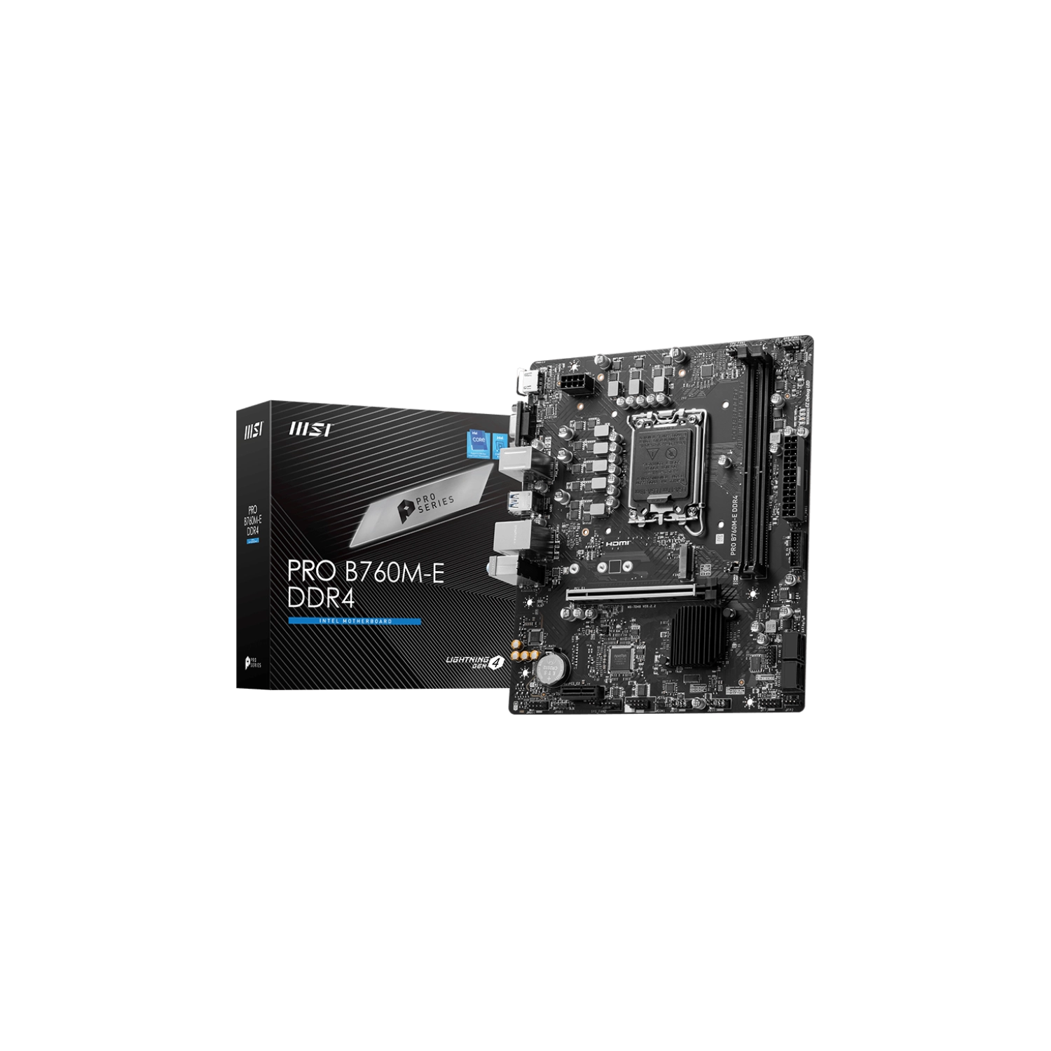 Motherboard MSI PRO B760M-E DDR4 (LGA1700) Motherboard MSI PRO B760M-E DDR4 (LGA1700)
