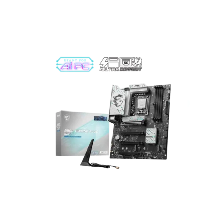 PC | MSI | B860 GAMING PLUS WIFI | Intel B860, DDR5, Wi‑Fi 7, ATX PC | MSI | B860 GAMING PLUS WIFI | Intel B860, DDR5, Wi‑Fi 7, ATX