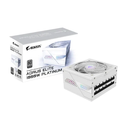 Fuente AORUS ELITE P1000W 80 Platinum Modular PCIe 5.0 PG5 ICE Fuente AORUS ELITE P1000W 80 Platinum Modular PCIe 5.0 PG5 ICE