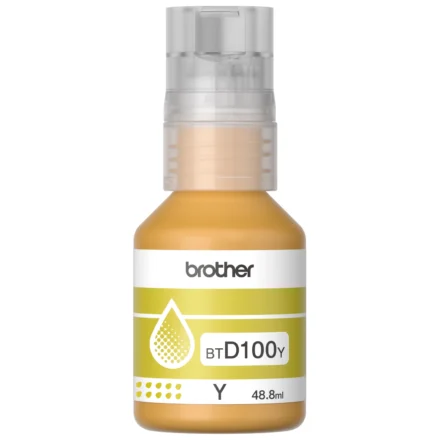 Botella de tinta Brother BTD100 Color Amarillo