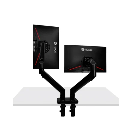 Soporte Doble Teros TE-7114 p/ Monitores de 22′ a 32″