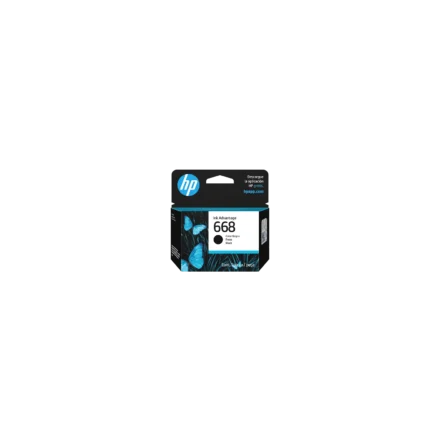HP  Cartucho de tinta  668  NEGRO