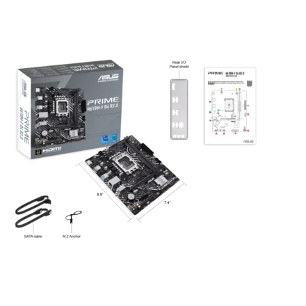 PC | ASUS | PRIME H610M-F D4 R2.0 | Micro ATX DDR4 LGA 1700