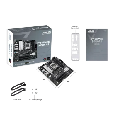 Motherboard | ASUS | PRIME B650M-A II | AM5 DDR5 PCIe 4.0 Micro-ATX