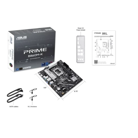 Motherboard | ASUS | PRIME B860M-K | Intel B860 LGA1851 DDR5 mATX