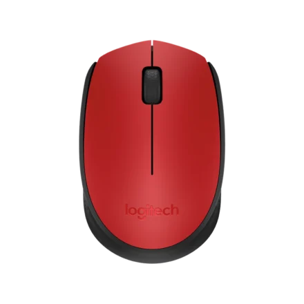 Mouse | Logitech | M170 Rojo | inalámbrico 2.4 GHz 1000 DPI óptico