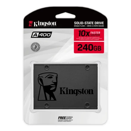 Disco Interno SSD KINGSTON A400 240GB 2.5″ SATA 3.0 500MB/s Disco Interno SSD KINGSTON A400 240GB 2.5″ SATA 3.0 500MB/s