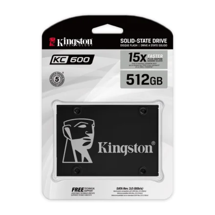Disco Interno SSD KINGSTON KC600 512GB 2.5" SATA 3.0  550MB/s