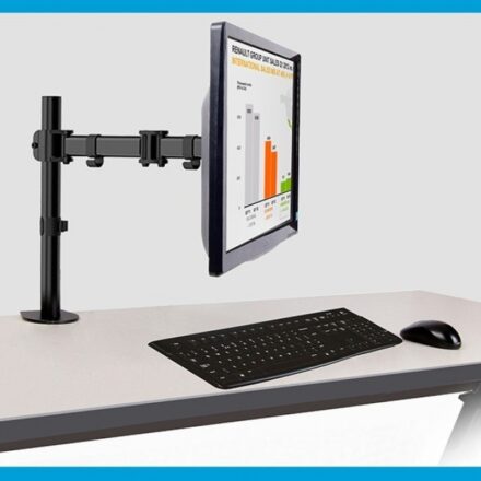 SOPORTE DE ESCRITORIO INTELAID 13/27 VESA 100X100 IT-DBSL