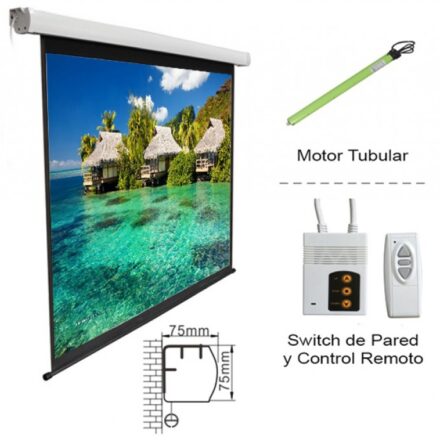 PANTALLA INTELAID PROYECTOR ELECTRICA 3 X 2.20 IT-PSE150