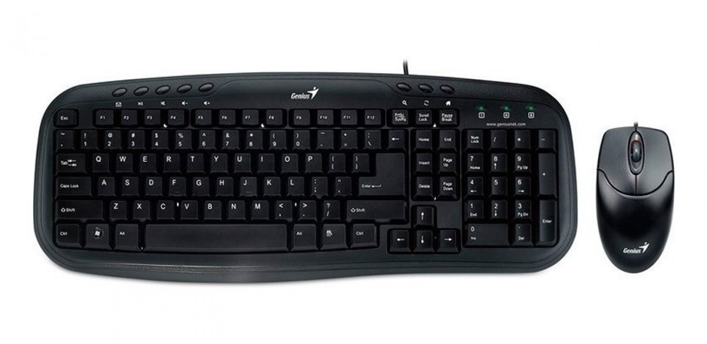 TECLADO + MOUSE COMBO USB GENIUS KM-200 SMART BLACK TECLADO + MOUSE COMBO USB GENIUS KM-200 SMART BLACK