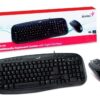 TECLADO + MOUSE COMBO USB GENIUS KM-200 SMART BLACK - 2 TECLADO + MOUSE COMBO USB GENIUS KM-200 SMART BLACK
