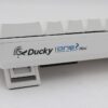 TECLADO GAMER DUCKY ONE 2 MINI PURE WHITE RGB VERSION  GAMING CHERRY MX RED DOUBLE-SHOT PBT MECANICO