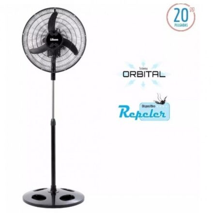 LILIANA VENTILADOR PIE 20 PARRILLA METAL ASPAS PLASTICAS VPRN20