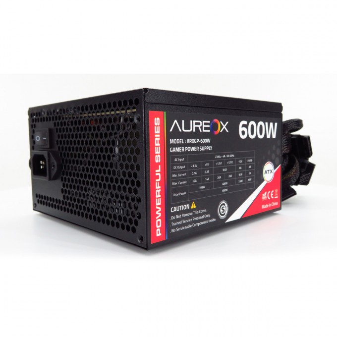FUENTE GAMER AUREOX 600W PSU ARXGP-600 - 6 FUENTE GAMER AUREOX 600W PSU ARXGP-600