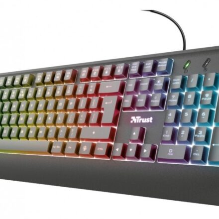 TECLADO GAMER LED TRUST ZIVA ES