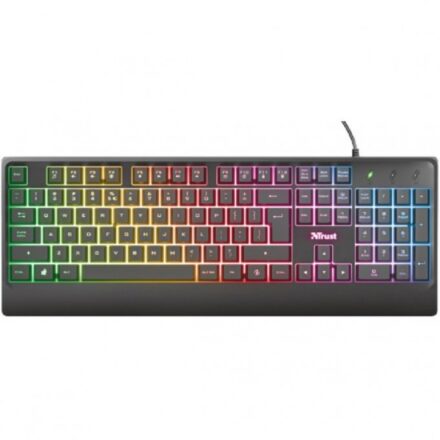 TECLADO GAMER LED TRUST ZIVA ES