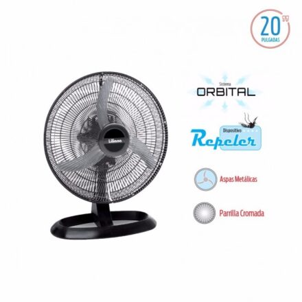 LILIANA TURBO VENTILADOR OSC. 20 ORBITAL ASPAS METALICAS C/REPELER VOTR20