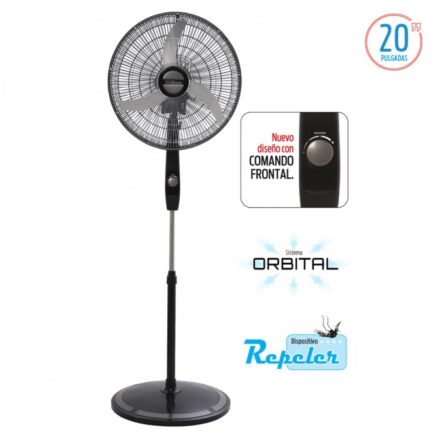 LILIANA VENTILADOR PIE 20 PARRILLA CROM ASPAS METAL VPC20B