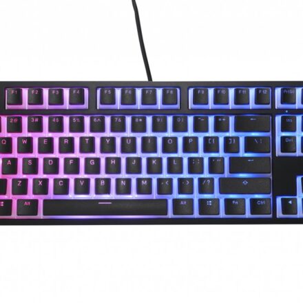 TECLADO GAMER DUCKY ONE 2 RGB TKL PUDDING EDITION RGB LED CHERRY MX BLUE DOUBLE SHOT