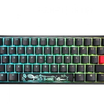 TECLADO GAMER DUCKY ONE 2 MINI RGB CHERRY MX BROWN DOUBLE SHOT PBT MECANICO