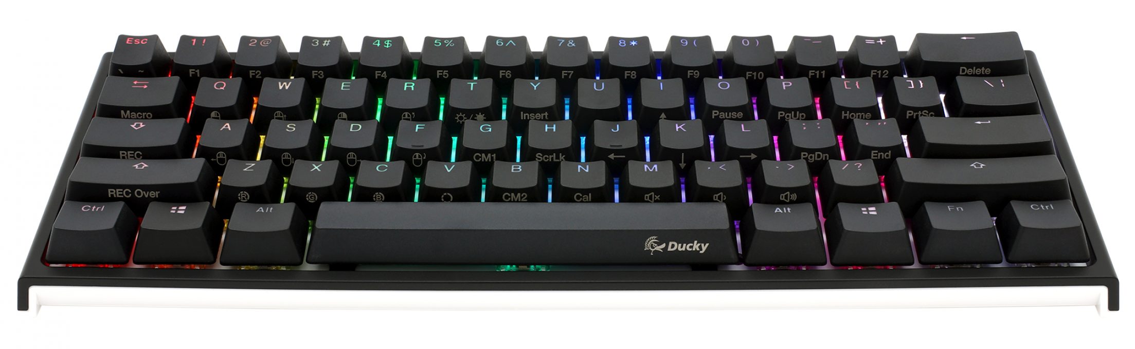 TECLADO GAMER DUCKY ONE 2 MINI RGB CHERRY MX BROWN DOUBLE SHOT PBT MECANICO - 3 TECLADO GAMER DUCKY ONE 2 MINI RGB CHERRY MX BROWN DOUBLE SHOT PBT MECANICO