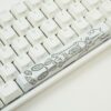 TECLADO GAMER DUCKY ONE 2 MINI PURE WHITE RGB VERSION  GAMING CHERRY MX RED DOUBLE-SHOT PBT MECANICO