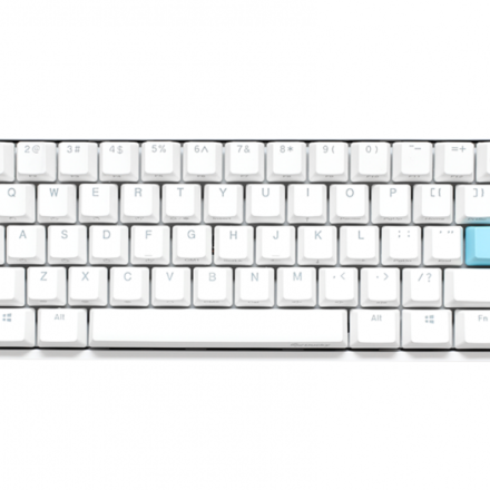 TECLADO GAMER DUCKY ONE 2 MINI RGB WHITE RGB KAILH BOX SILENT RED SWICHT DOUBLE-SHOT PBT MECANICO
