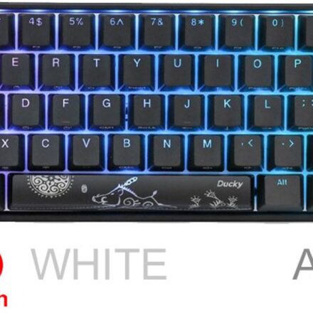 TECLADO GAMER DUCKY MECHA MINI v2 RGB Kailh BOX White PBT DOUBLE-SHOT TECLADO GAMER DUCKY MECHA MINI v2 RGB Kailh BOX White PBT DOUBLE-SHOT