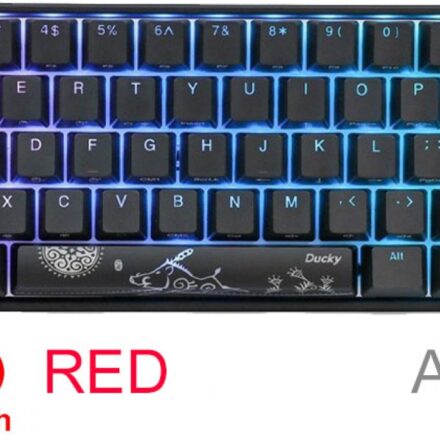 TECLADO GAMER DUCKY MECHA MINI v2 RGB Kailh BOX Red PBT DOUBLE-SHOT TECLADO GAMER DUCKY MECHA MINI v2 RGB Kailh BOX Red PBT DOUBLE-SHOT