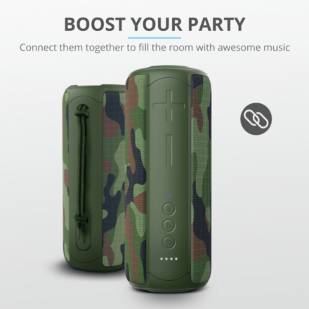 PARLANTE TRUST CARO MAX POWERFULL  BLUETHOOT CAMO