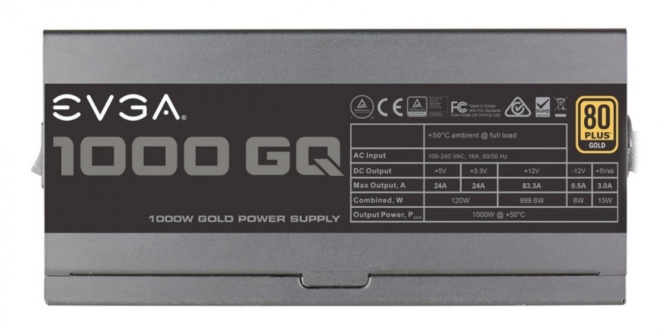 FUENTE GAMER EVGA 1000W GQ GOLD v8 - 6 FUENTE GAMER EVGA 1000W GQ GOLD v8