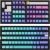 DUCKY KEYCAP SET AZURE SA US ABS SEAMLESS DOUBLE SHOT