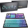 DUCKY KEYCAP SET AZURE SA US ABS SEAMLESS DOUBLE SHOT - 12 DUCKY KEYCAP SET AZURE SA US ABS SEAMLESS DOUBLE SHOT