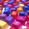 DUCKY KEYCAP SET AFTERGLOW SA US ABS SEAMLESS DOUBLE SHOT - 10 DUCKY KEYCAP SET AFTERGLOW SA US ABS SEAMLESS DOUBLE SHOT