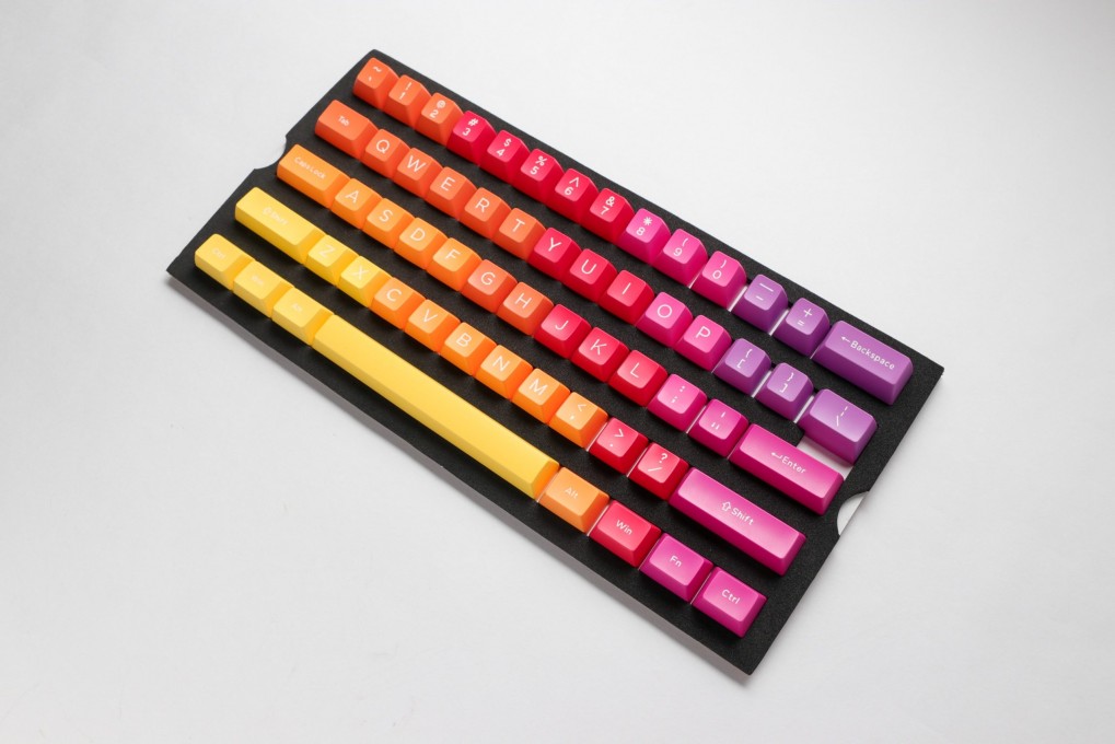 DUCKY KEYCAP SET AFTERGLOW SA US ABS SEAMLESS DOUBLE SHOT - 5 DUCKY KEYCAP SET AFTERGLOW SA US ABS SEAMLESS DOUBLE SHOT