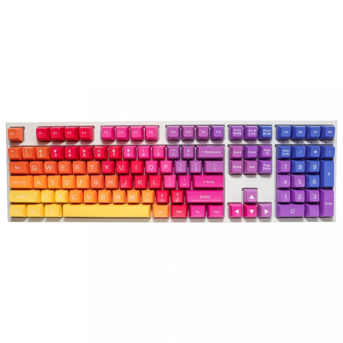 DUCKY KEYCAP SET AFTERGLOW SA US ABS SEAMLESS DOUBLE SHOT - 6 DUCKY KEYCAP SET AFTERGLOW SA US ABS SEAMLESS DOUBLE SHOT