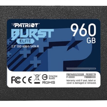 DISCO SSD PATRIOT BURST ELITE SOLID 960 GB SATA3 PE000778