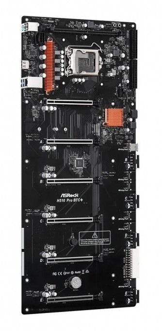 MOTHER ASROCK (LGA1200) H510 PRO BTC+ MINERIA PCI-Ex6 - 3 MOTHER ASROCK (LGA1200) H510 PRO BTC+ MINERIA PCI-Ex6