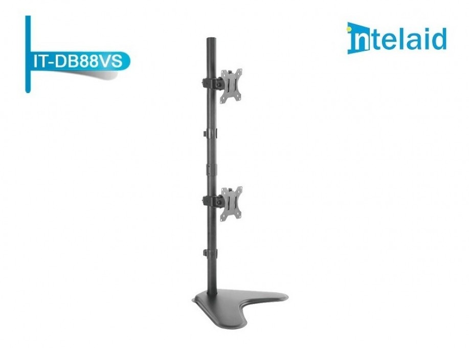 SOPORTE INTELAID DE ESCRITORIO DOBLE MONITOR 13/32 VESA 100X100 IT-DB88VS - 3 SOPORTE INTELAID DE ESCRITORIO DOBLE MONITOR 13/32 VESA 100X100 IT-DB88VS