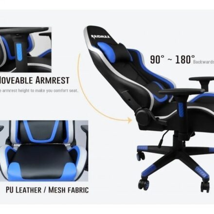 SILLA GAMER RAIDMAX DK-925WT BLANCA