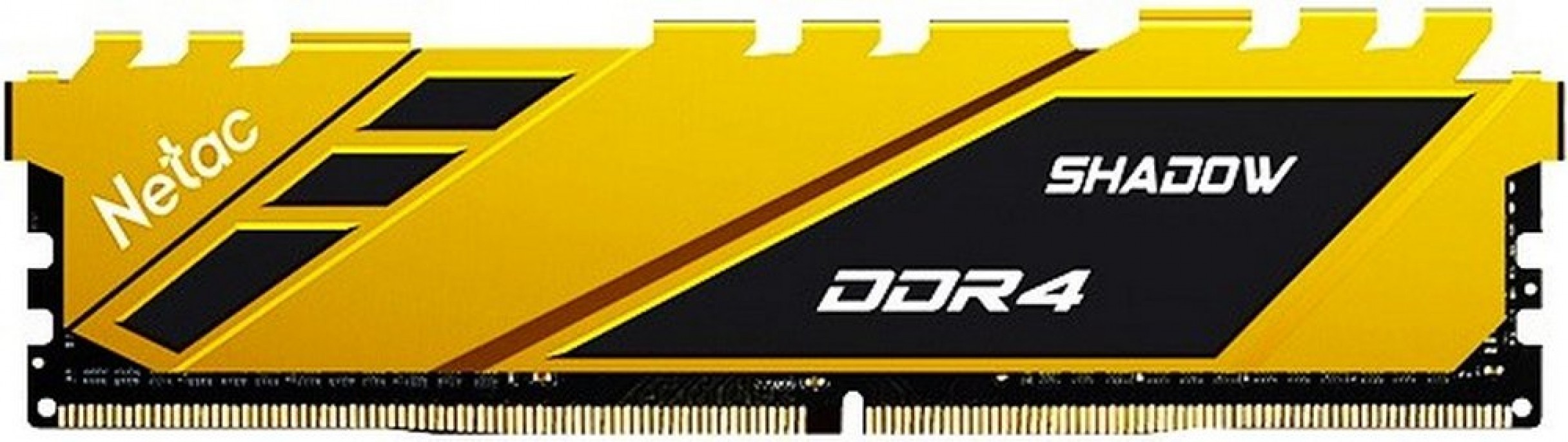 MEMORIA NETAC SHADOW DDR4 3200 16GB C16 YELLOW MEMORIA NETAC SHADOW DDR4 3200 16GB C16 YELLOW