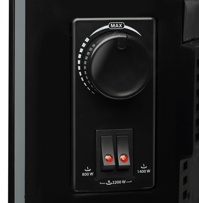 LILIANA PANEL DE VIDRIO HOTGLASS 800/1400/2200W - 2 LILIANA PANEL DE VIDRIO HOTGLASS 800/1400/2200W