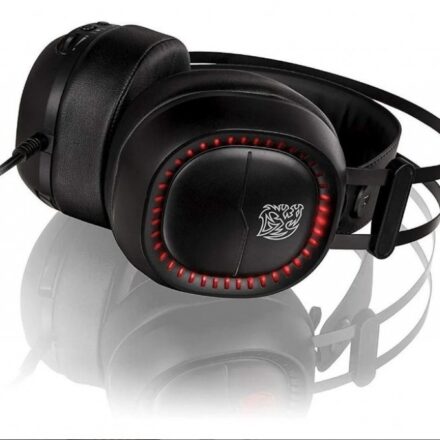AURICULARES TT ESPORTS HT/SHOCK PRO RGB 7.1 DIGITAL BLACK FULL SIZE RGB COLOR LED