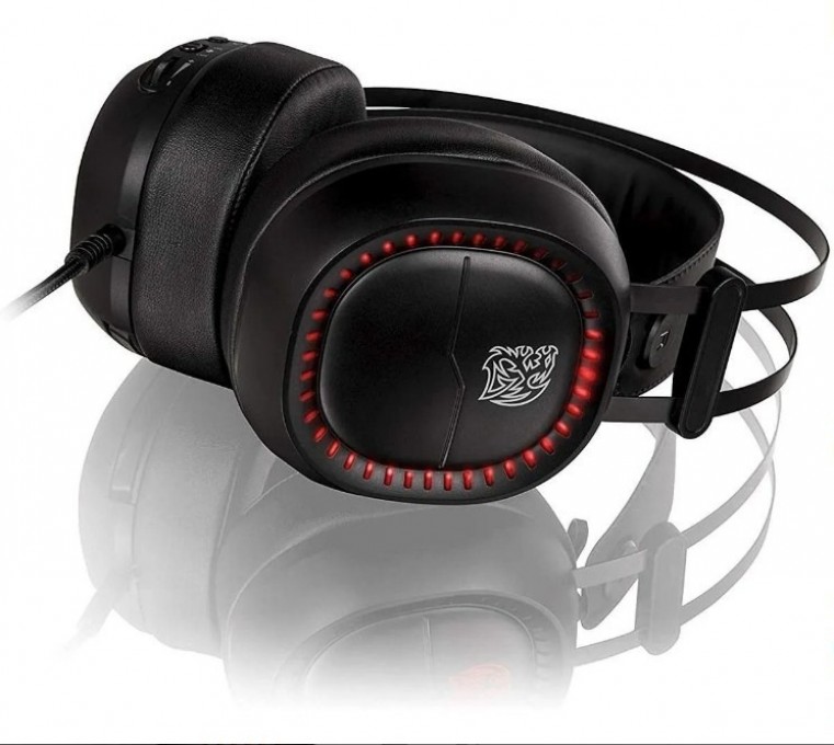 AURICULARES TT ESPORTS HT/SHOCK PRO RGB 7.1 DIGITAL BLACK FULL SIZE RGB COLOR LED - 2 AURICULARES TT ESPORTS HT/SHOCK PRO RGB 7.1 DIGITAL BLACK FULL SIZE RGB COLOR LED