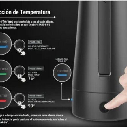 PEABODY TERMO ELECTRICO NEGRO ET1000N