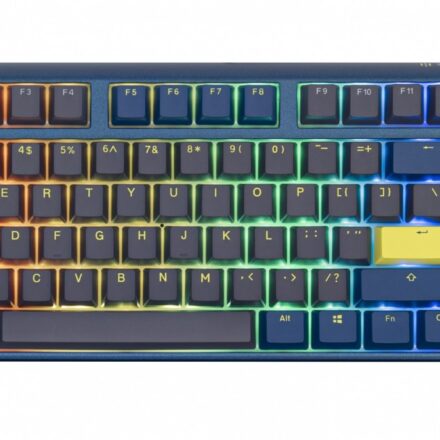 Teclado Mecanico Ducky One 3 TKL Daybreak Teclas azules Interruptor marron Ingles PBT Doble disparo