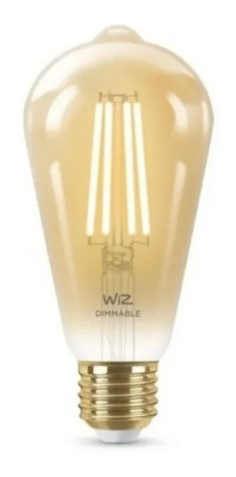 LAMPARA WIZ LED SMART ST64 TW/7W E27 AMBER 1PF - 1 LAMPARA WIZ LED SMART ST64 TW/7W E27 AMBER 1PF