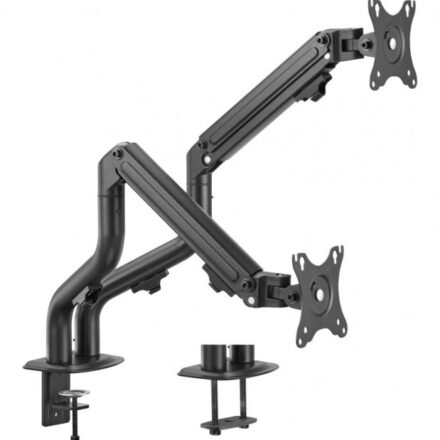 SOPORTE INTELAID DOBLE MONITOR ESCRITORIO 17 A 32 IT-DGB2E